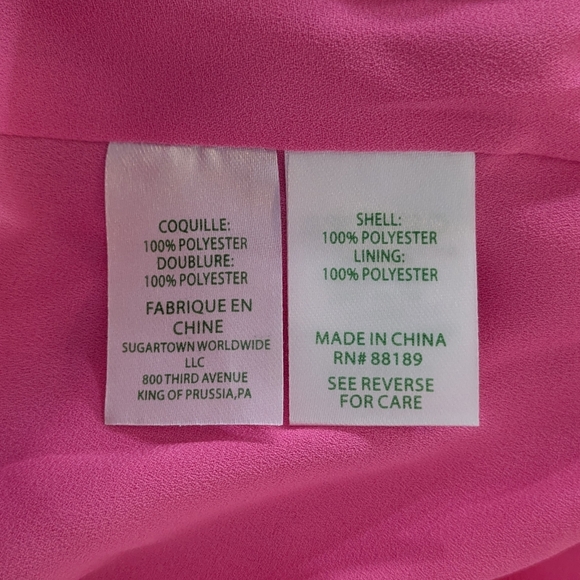 Lilly Pulitzer Alisa Wrap Dress in Aura Pink - Size 2 Womens - Picture 9 of 10